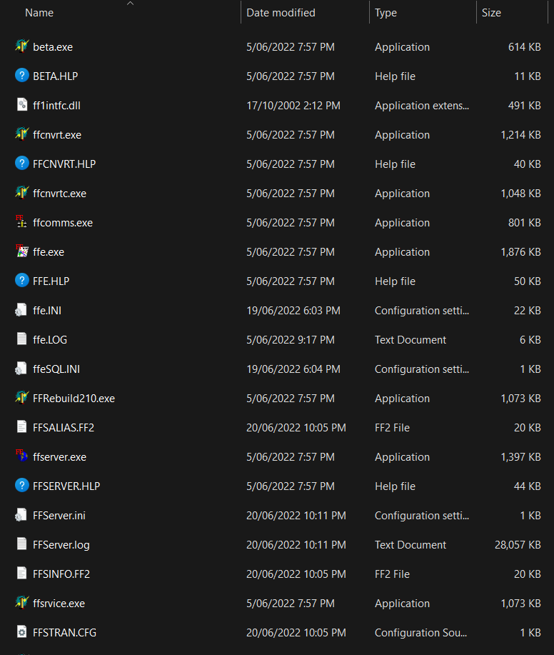 Screenshot of the bin files you can download from the repo
