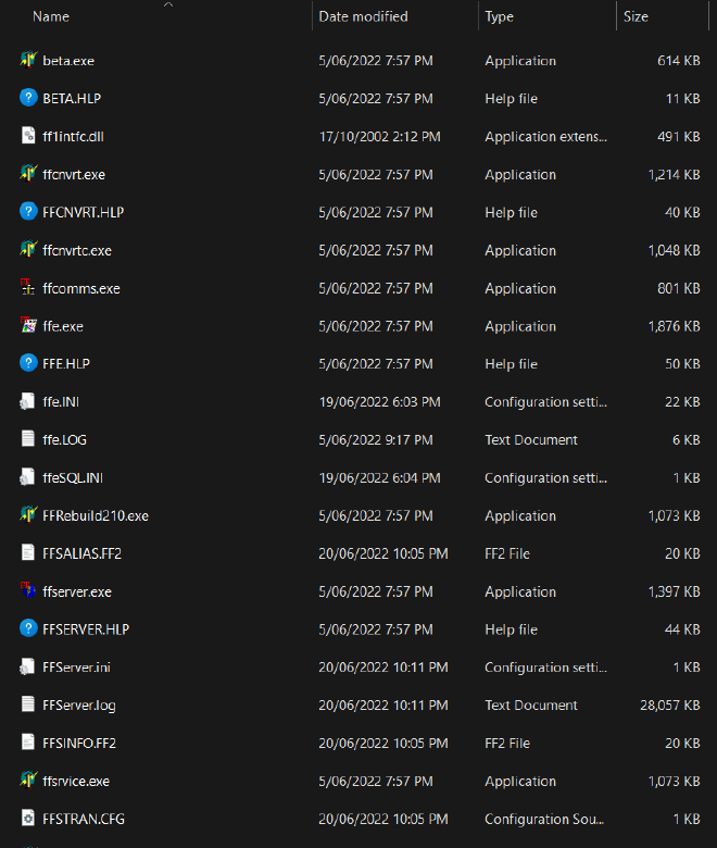 Screenshot of the bin files you can download from the repo